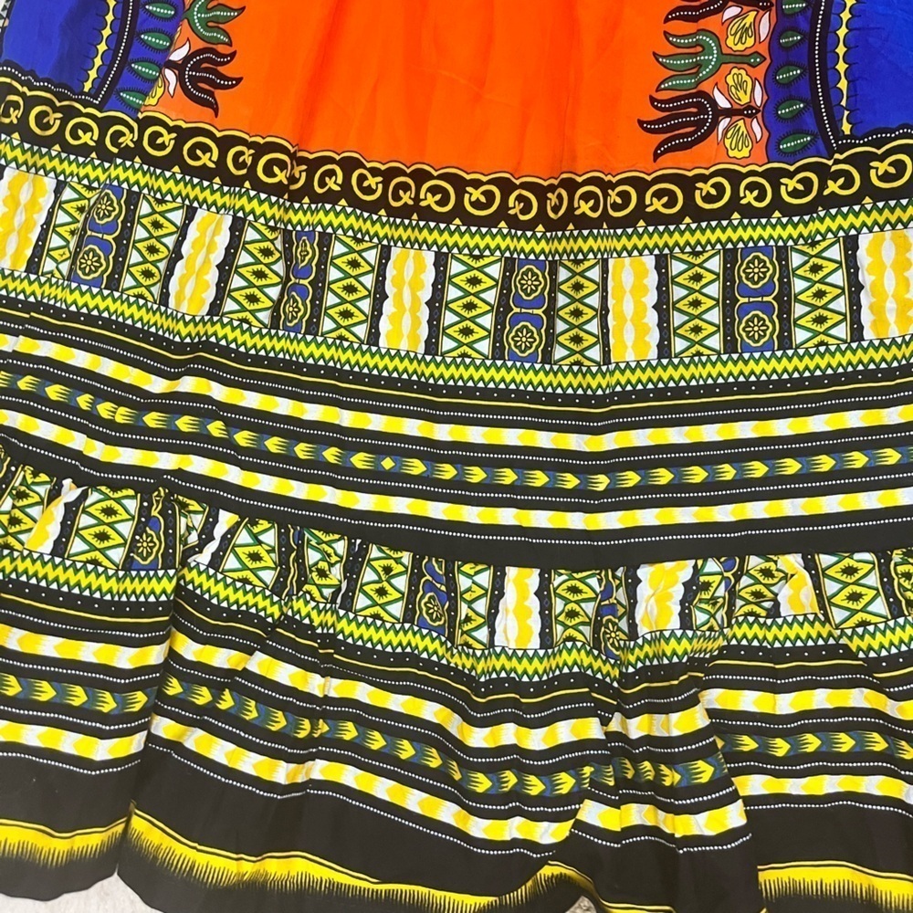 Traditional African Dashiki Print Top/Dress - Picture 3 of 10